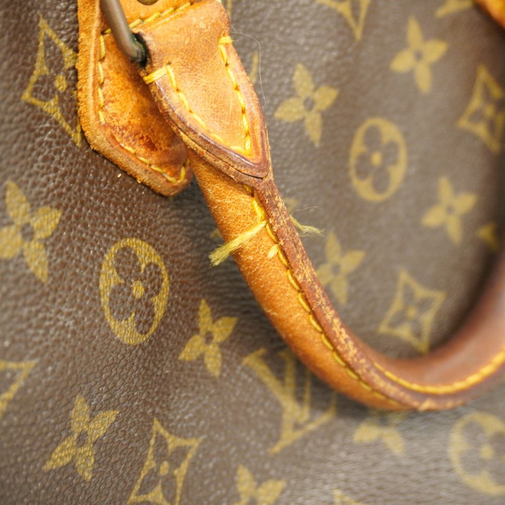 Louis Vuitton Brown Monogram Canvas Speedy 35 Top-Handle Bag - Picture 13 of 17